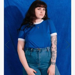 🔮Big Bud Press royal blue ringer tee🔮
